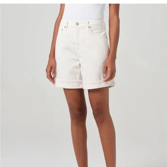 Agolde Shorts Nwt Agolde Dame Cuffed Denim Shorts Poshmark